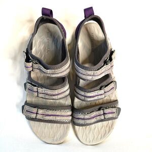 Merrell Women size 7 Siren 2 Sandals Gray Purple